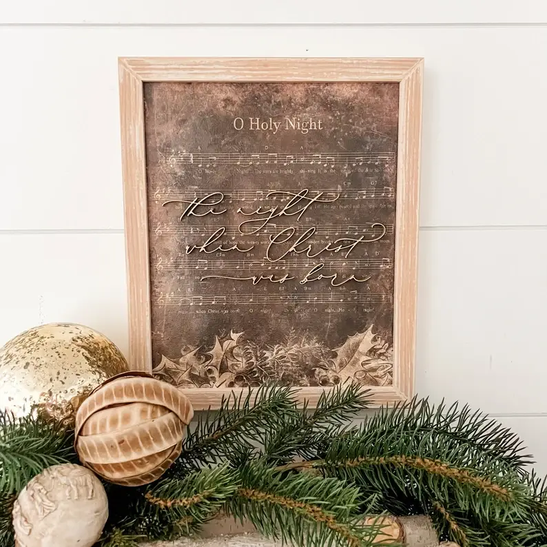 WillowBee Signs & Designs - Wholesale Sign - Vintage Christmas Carol Signs - Dark Background2