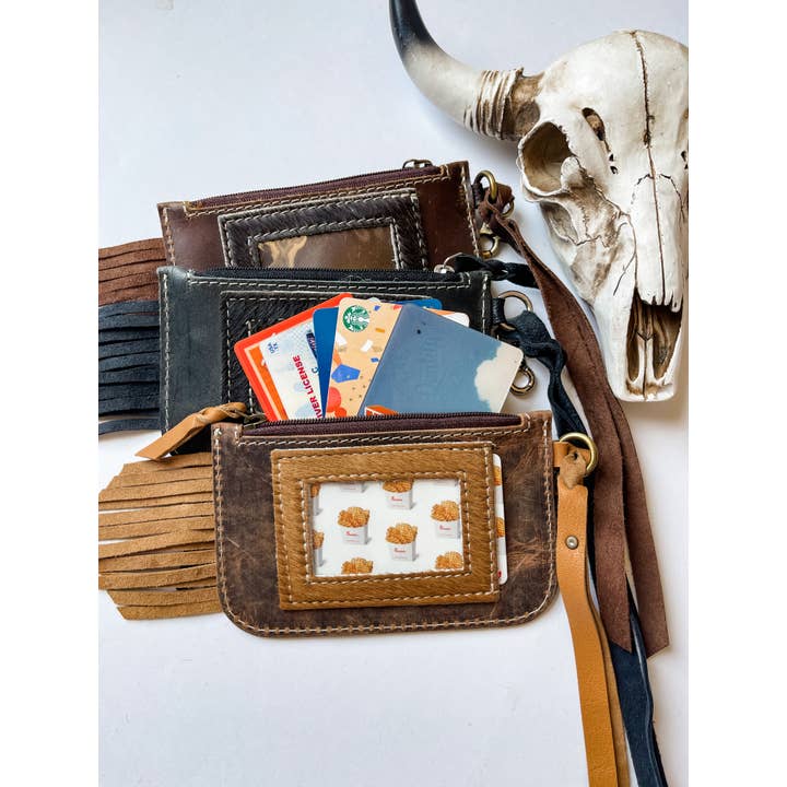 Boho Ranch Shop - Wholesale Wallet - Women's - Kenzie Western Keychain ID Leather Wallet