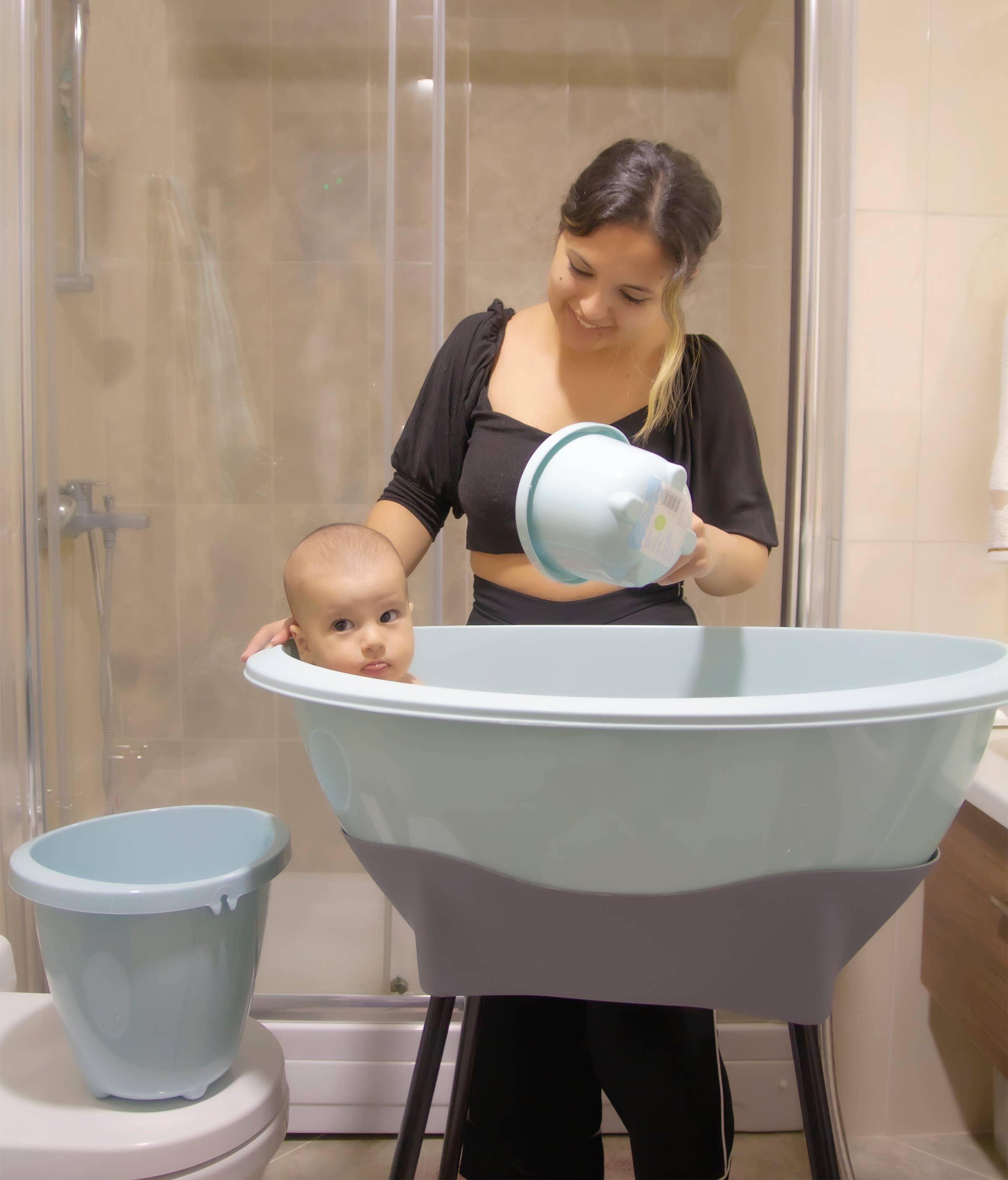 Plastimyr - Wholesale Bath Toy - Baby - Complete Baby Bath Kit, Bathtub, Bucket and Dispenser4