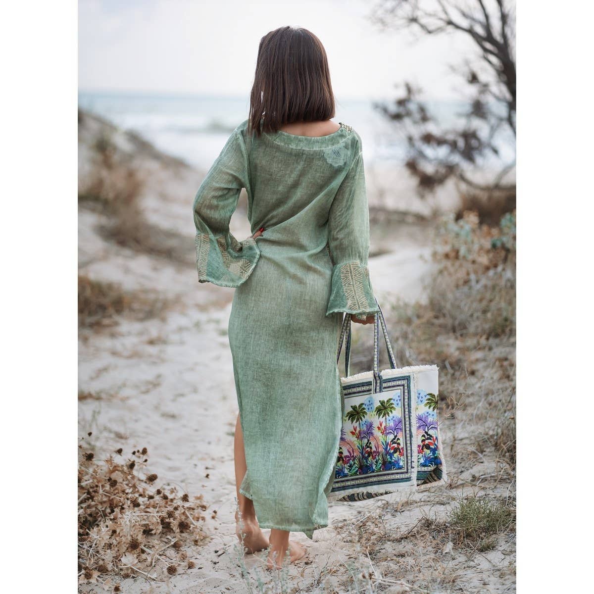 Green Long Midi Dress for wholesale on Faire1
