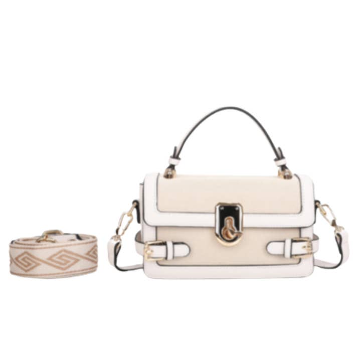 Clara Beige Vera May Vegan Leather Handbag for wholesale by VeraMay