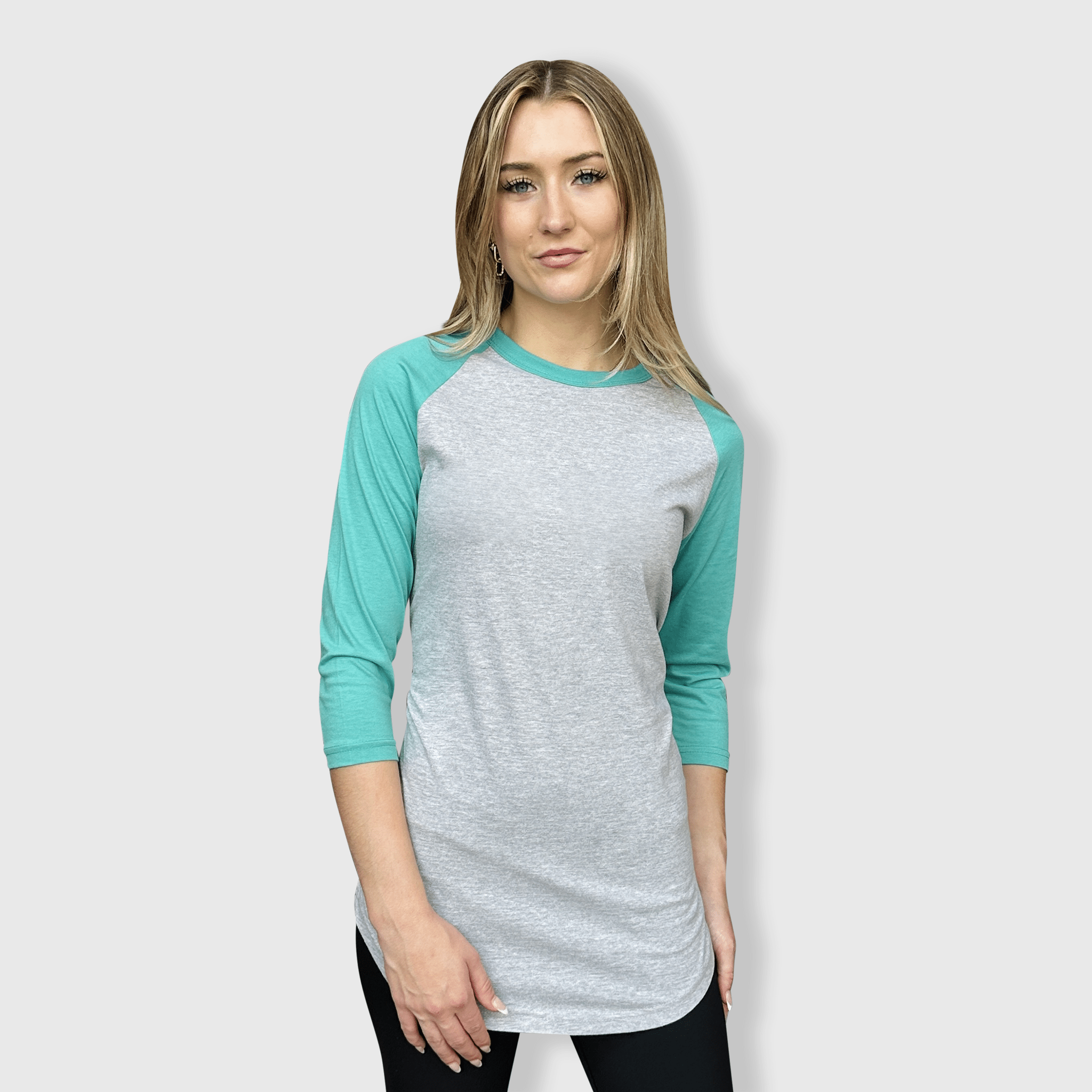 ILTEX Apparel - Vente T-shirt – femme - T-shirt de baseball adulte à manches raglan 3/4 - Plus de 35 couleurs46