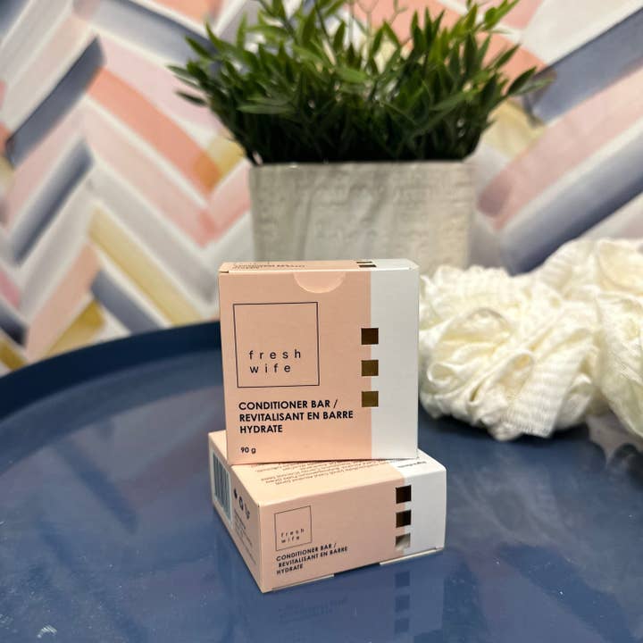 Hydrating Conditioner Bar - Boxed for wholesale by The Fresh Wife Soap Company
