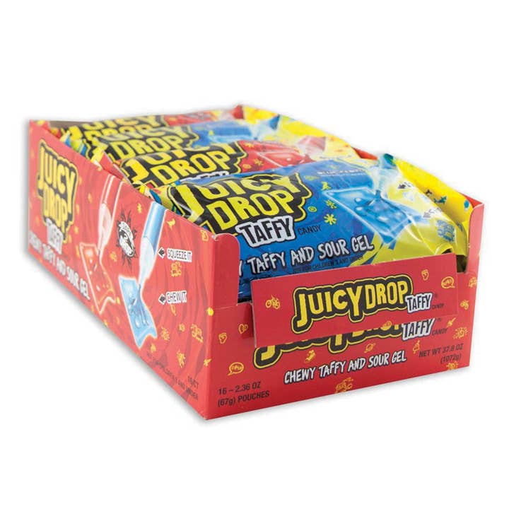 I Got Your Candy – wholesale Taffy – Bazooka Juicy Drop Taffy 2.36oz - 16ct