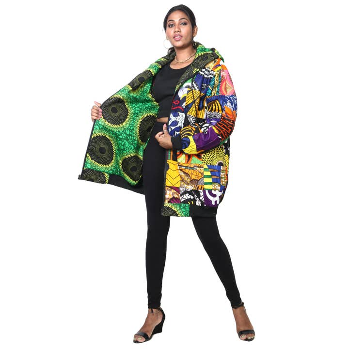 African Stars - Wholesale Retailer Display - Apparel - Unisex Reversible Jacket -- FI-2715