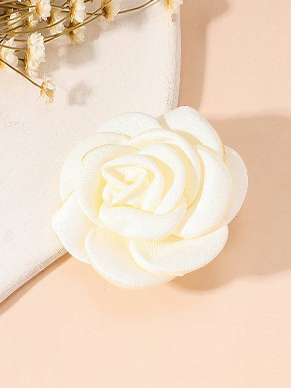 VividLux - Wholesale Brooch - Solid Color Three-Dimensional Flower Brooch Accessories6