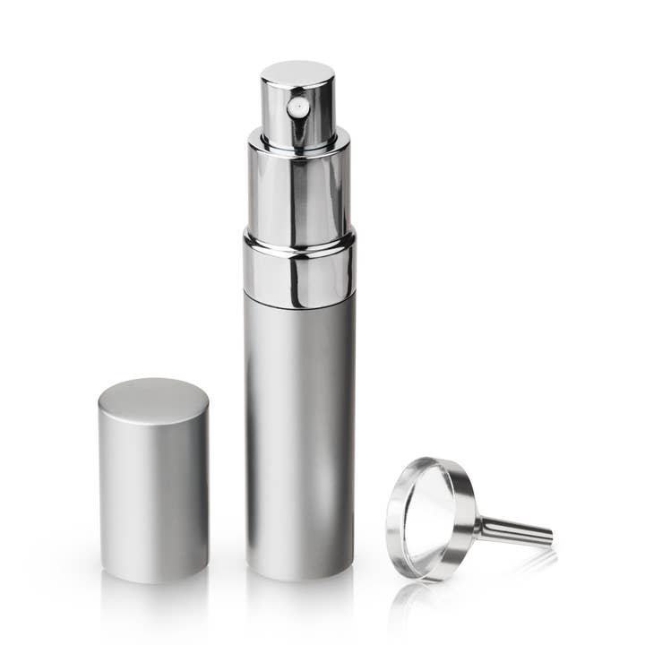 Silver Martini Atomizer with Funnel for wholesale on Faire0