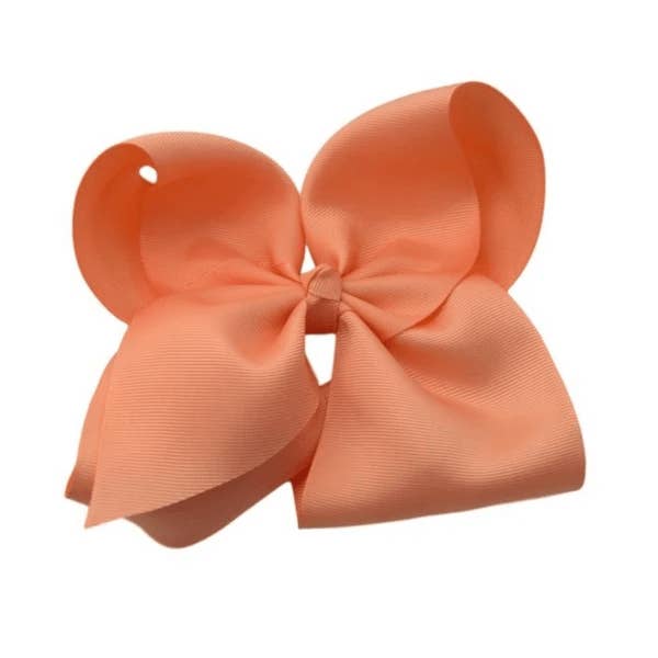 The Solid Bow - Wholesale Hair Bow - Kids - 6 inch Solid Grosgrain Bow/Alligator Clip9