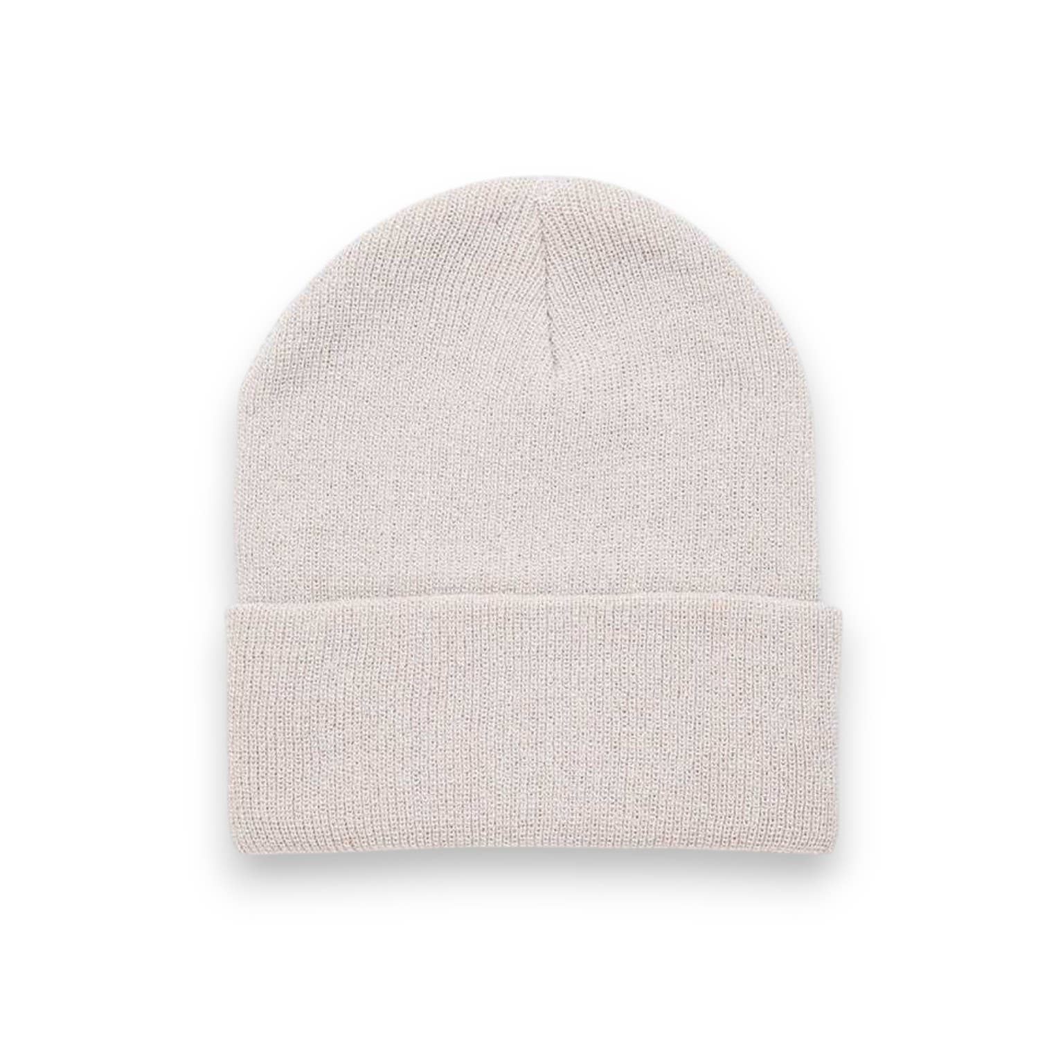 LA Jewelry Plaza - Vente Bonnet – femme - Ensemble de bonnets à revers en maille basique métallique6