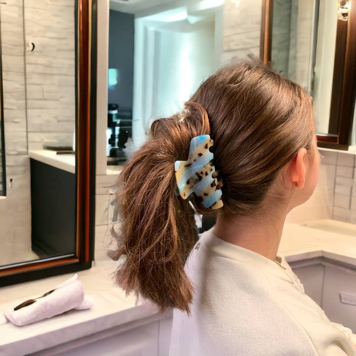 by Vivi. - Vendita all'ingrosso Fermaglio per capelli - Donna - Fermaglio per capelli Strisce avventurina1