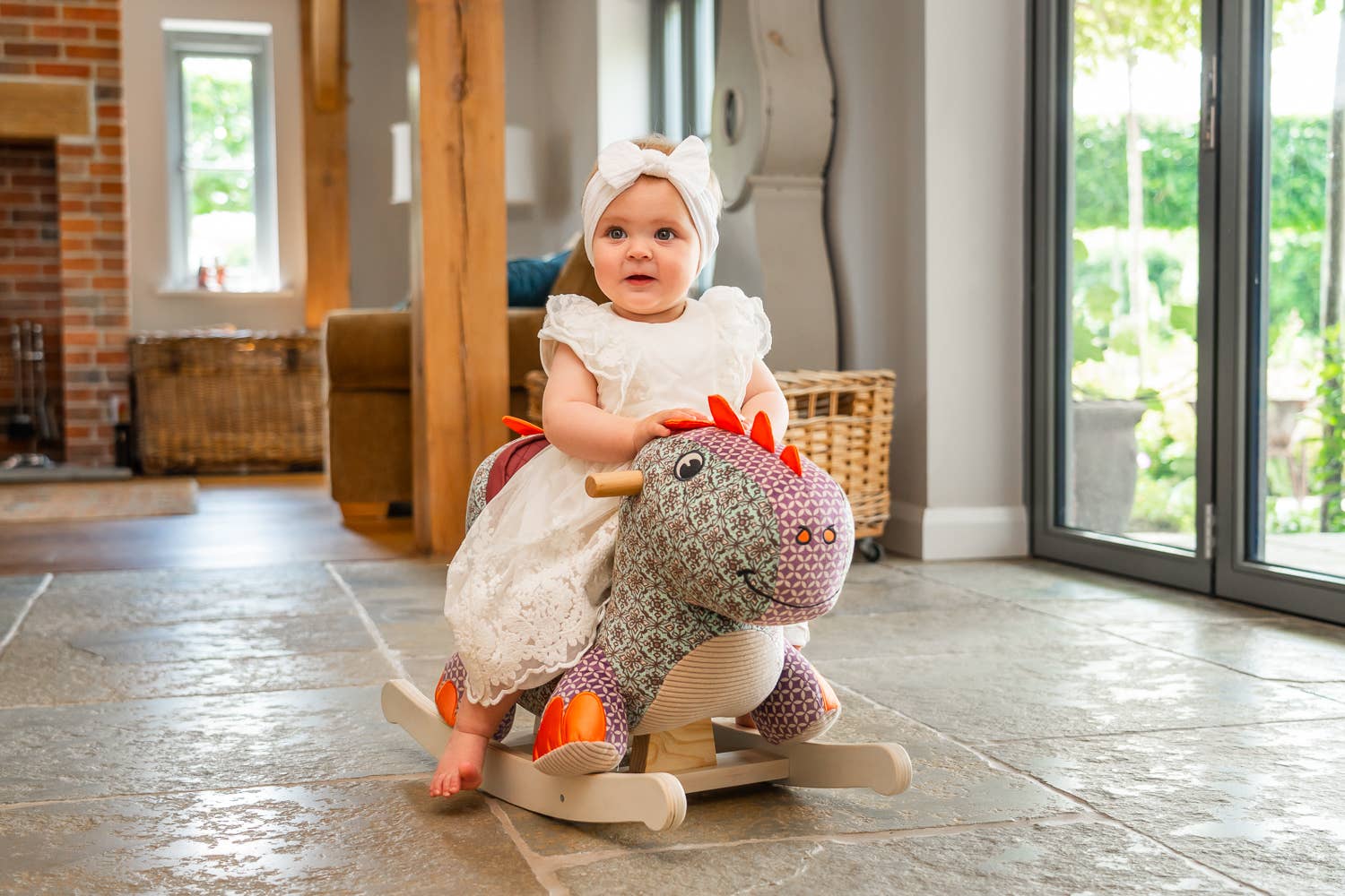 Little Bird Told Me Uk – wholesale Wood toy – Child – Digley Rocking Dinosaur - children's toys, wooden toys3