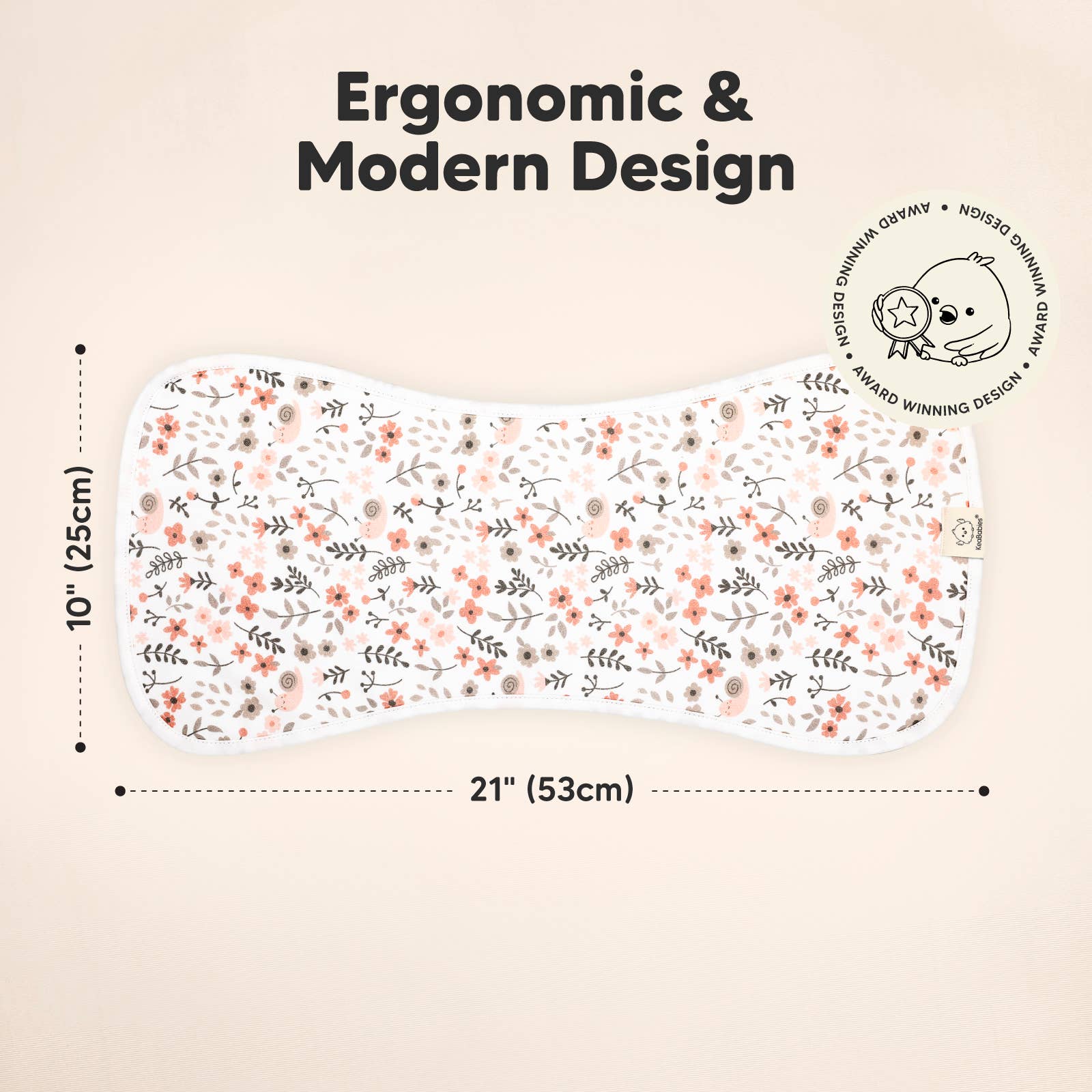 Söt Charm KeaBabies 5-pack urbana ekologiska haklappar för wholesale på Faire1