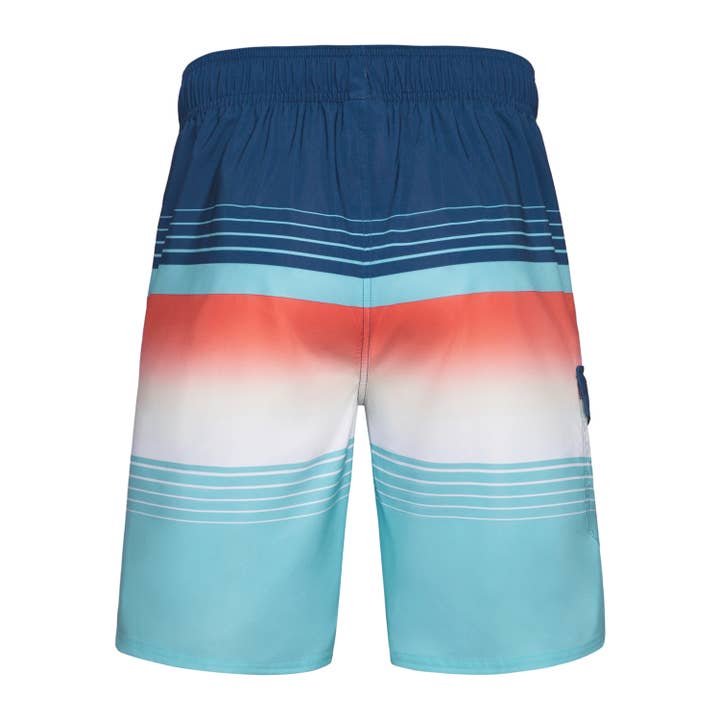 Rokka & Rolla - Wholesale Swim Shorts - Men's - Men's 9" Half Elastic Waist Board Swim Shorts Swimwear13