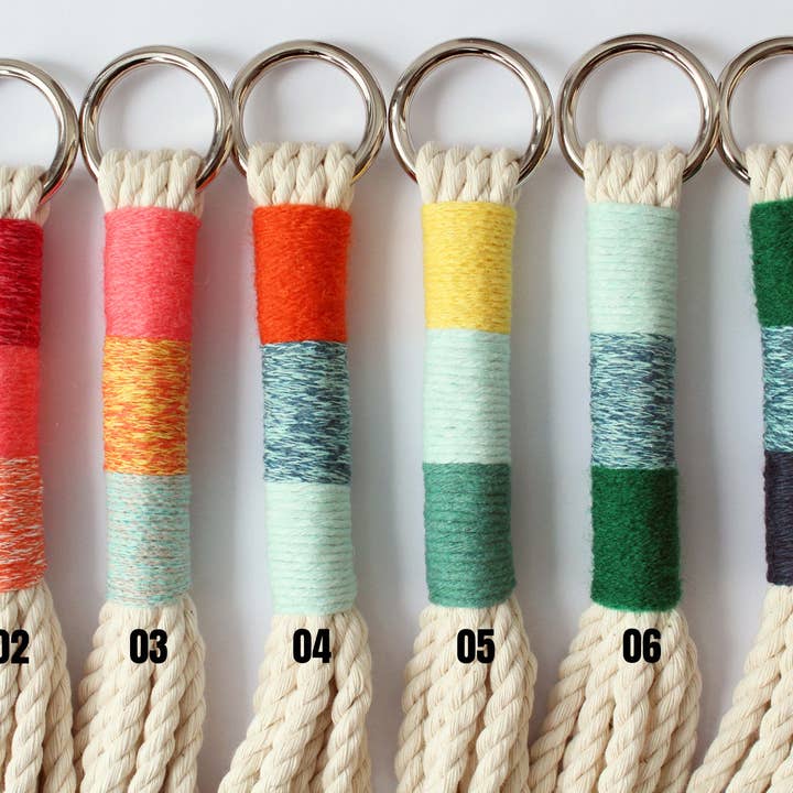 Freefille Market - Venta al por mayor Macetas colgantes - Colgador para plantas macramé, bloque de color