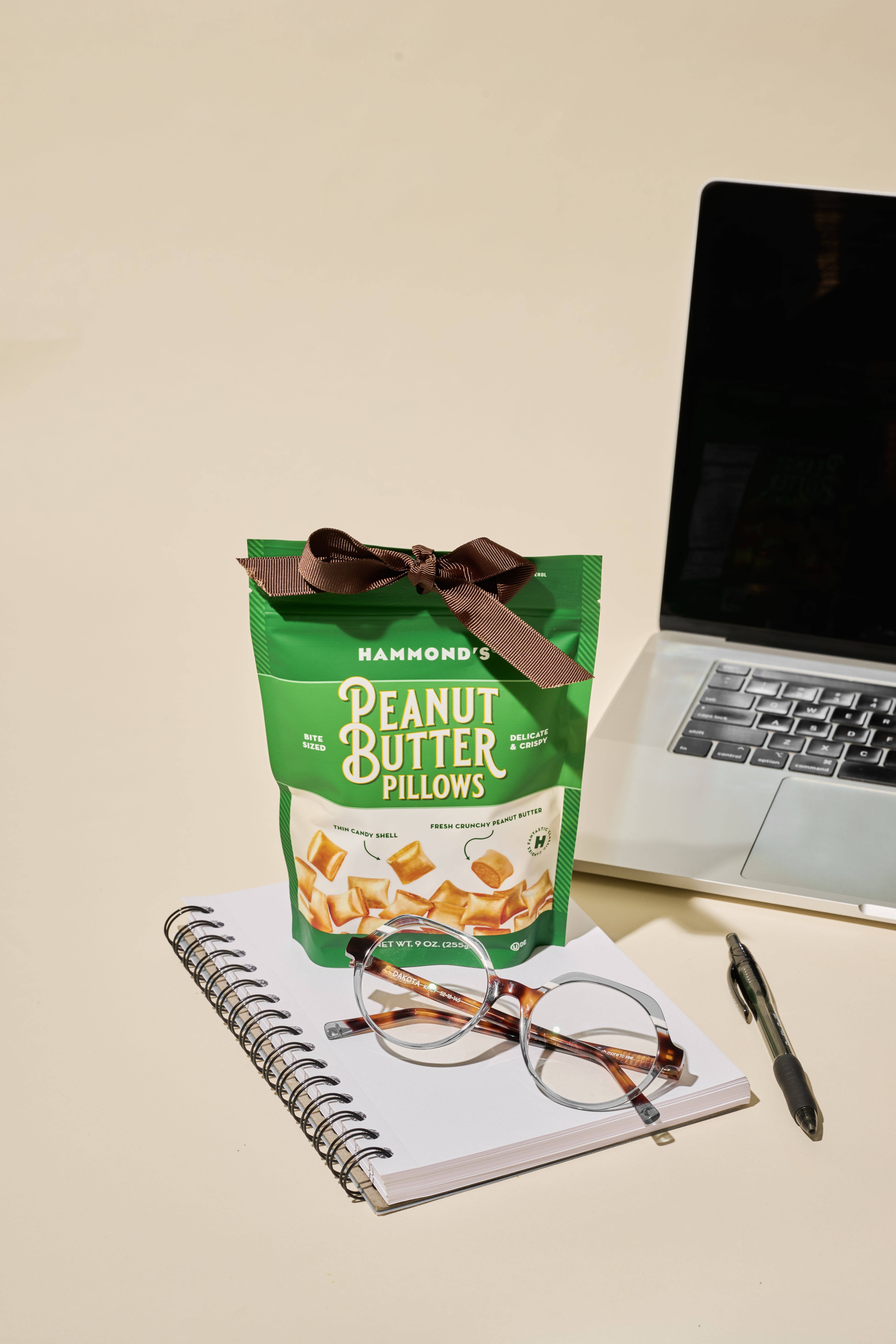 Hammond's Candies - Wholesale Chocolate Covered Sweets - Traditional Candy - Peanut Butter Pillows - 6 oz Bag2