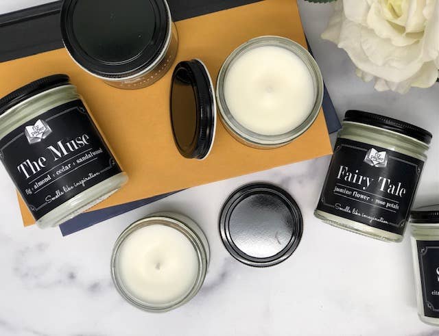 Fly Paper Products - Wholesale Jar/Filled Candle - Cozy Reads 9oz Candle Pumpkin + Spice + Anjou Pear3