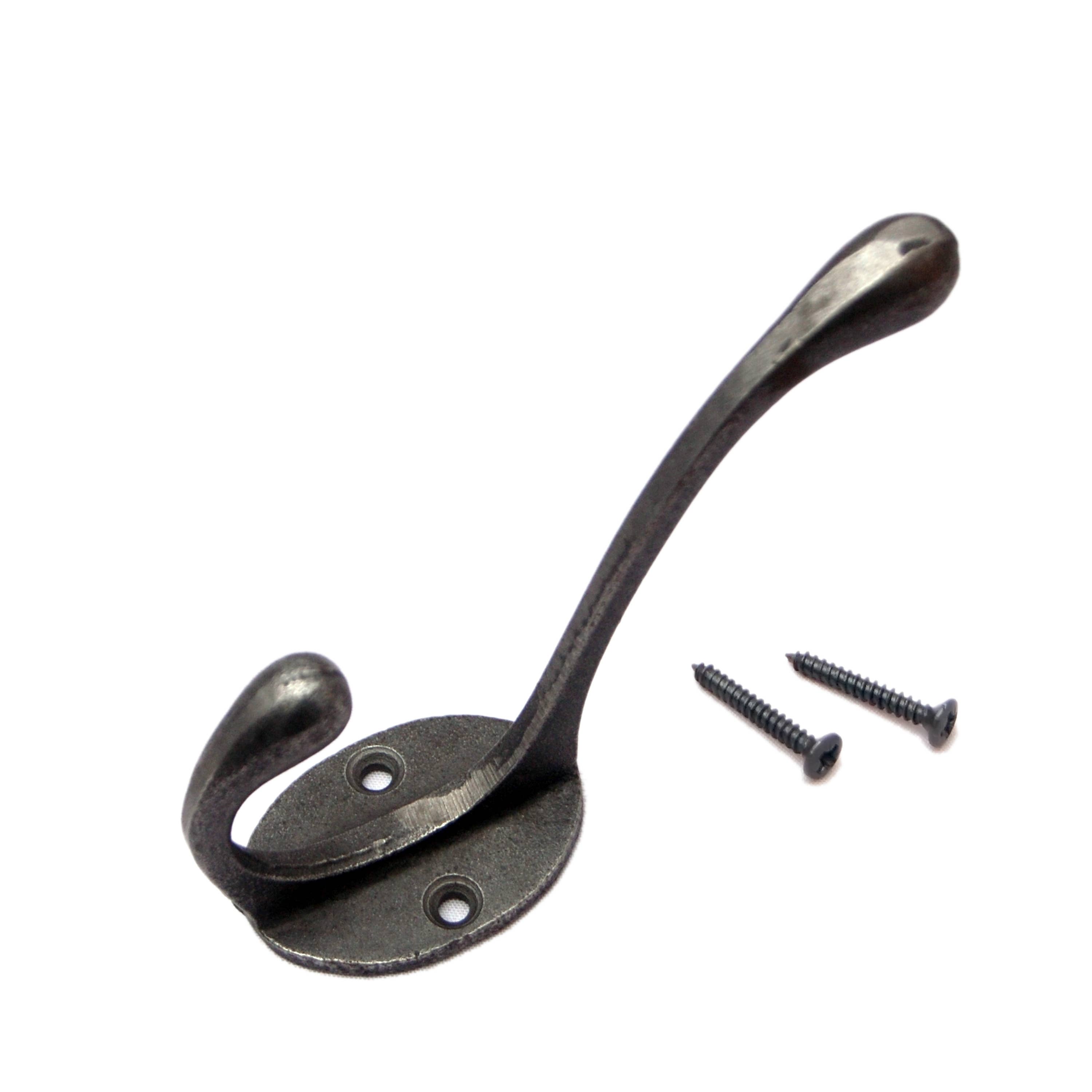 Alza – Engroshandel Vægkrog – Støbejernshat- og frakkekrog victoriansk med to huller (sæt af 2)2