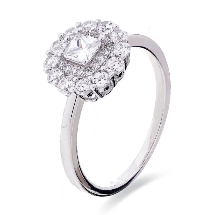 Anillo Luxenter de Plata de Ley 925 y Circonita Brillante acabado en rodio - Raxya para venta al por mayor de Luxenter