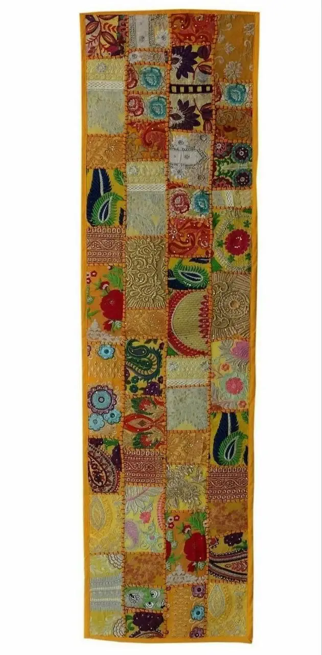 Bhawana Handicrafts – wholesale Table runner – 5 Piece Lot, Indian Table Runner Room Decor Cloth Embroidery3
