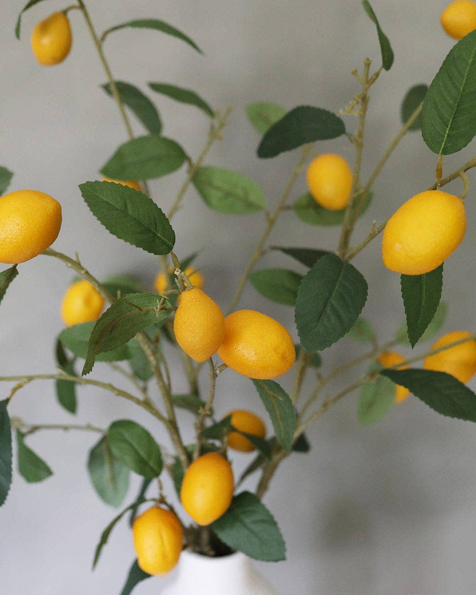 Prestige Botanicals - Wholesale Artificial Plant - Artificial Fruit Lemon Branch 37.5"2