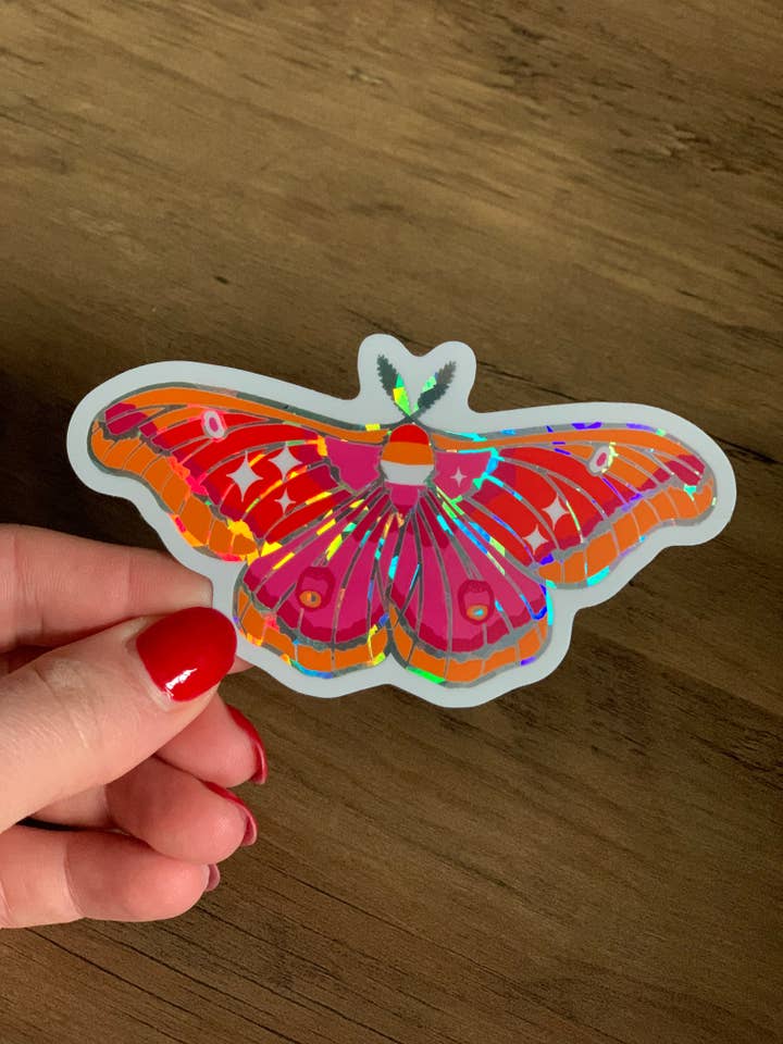 Adesivi Pride Moth per la vendita all'ingrosso da parte di Pocket Bean