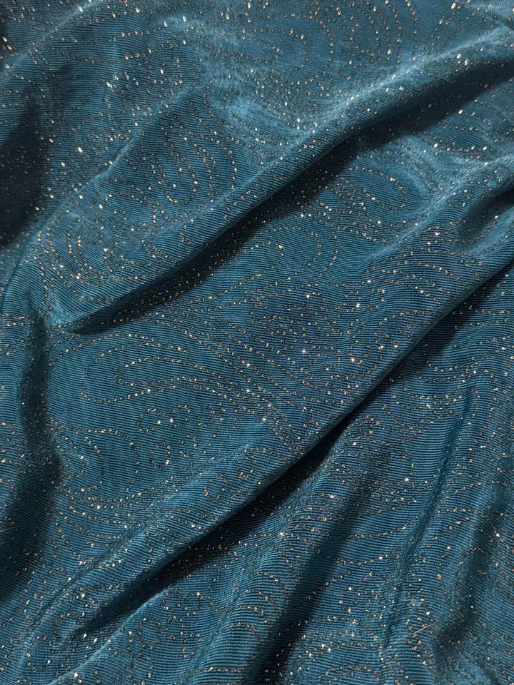 Verde azulado con purpurina dorada para venta al por mayor de Show Skinz