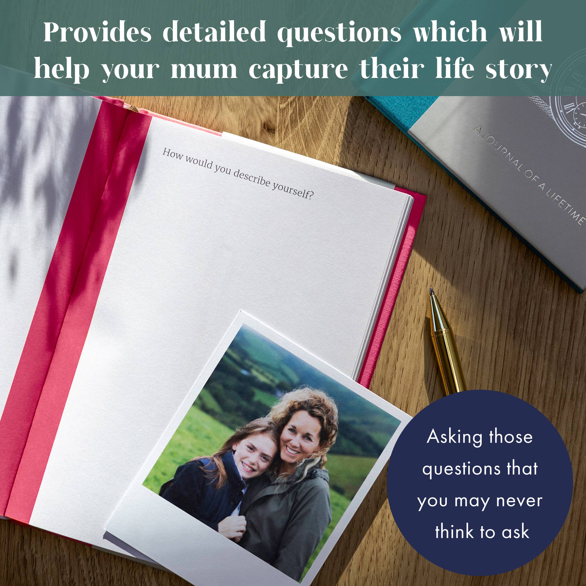 FROM YOU TO ME Gifts – wholesale Journal/diary – Dear Mum Memory Journal | Heartfelt Gift for Mum4