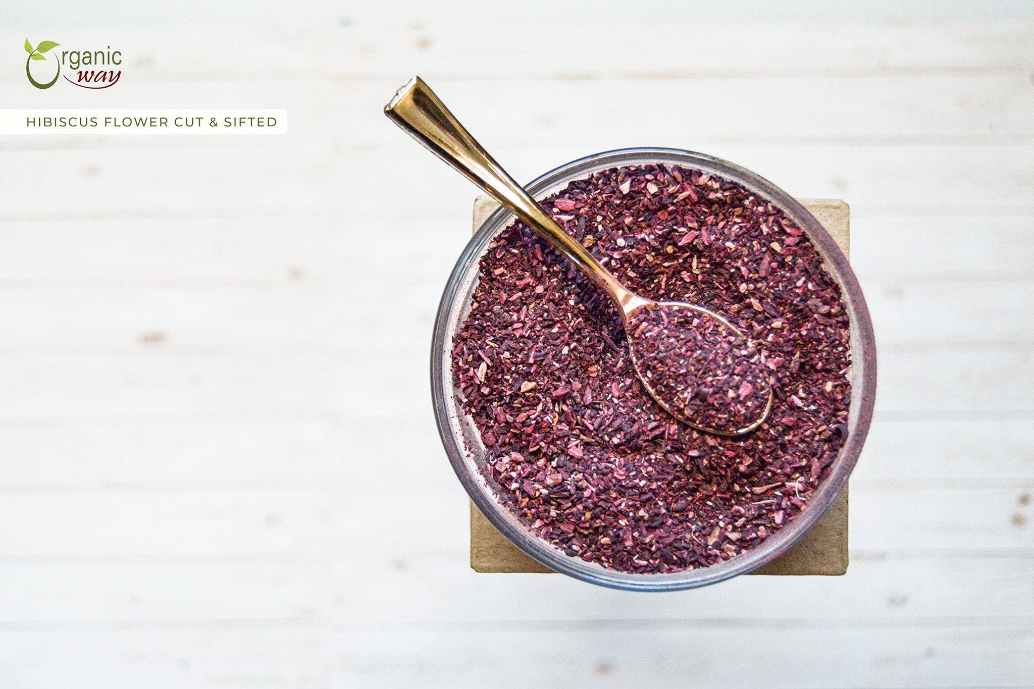 Organic Way LLC - Wholesale Loose Tea - Dried Hibiscus Flower Cut & Sifted (Hibiscus rosa-sinensis) | Herbal Tea | Kosher Certified | Raw, Vegan, Non GMO & Gluten Free | USDA Certified | Origin - India4