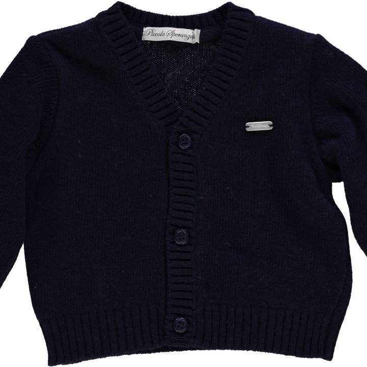 Piccola Speranza - Wholesale Cardigan - Baby - Casaco de malha bebé com fita vermelha0