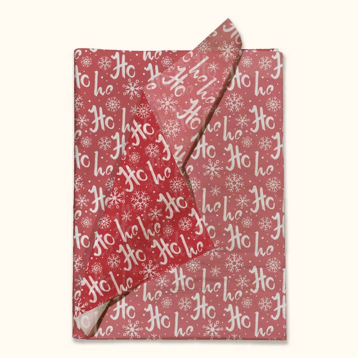 Ho Ho Ho Premium Printed Tissue Paper for Gift Bags and other Purchase Wholesale papel seda. Free Returns & Net 60 Terms on Faire trending on Faire.