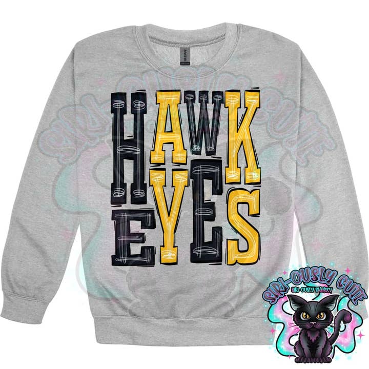 Sporty Hawkeyes - Black Yellow Gold for wholesale by Siri-Ously Cute