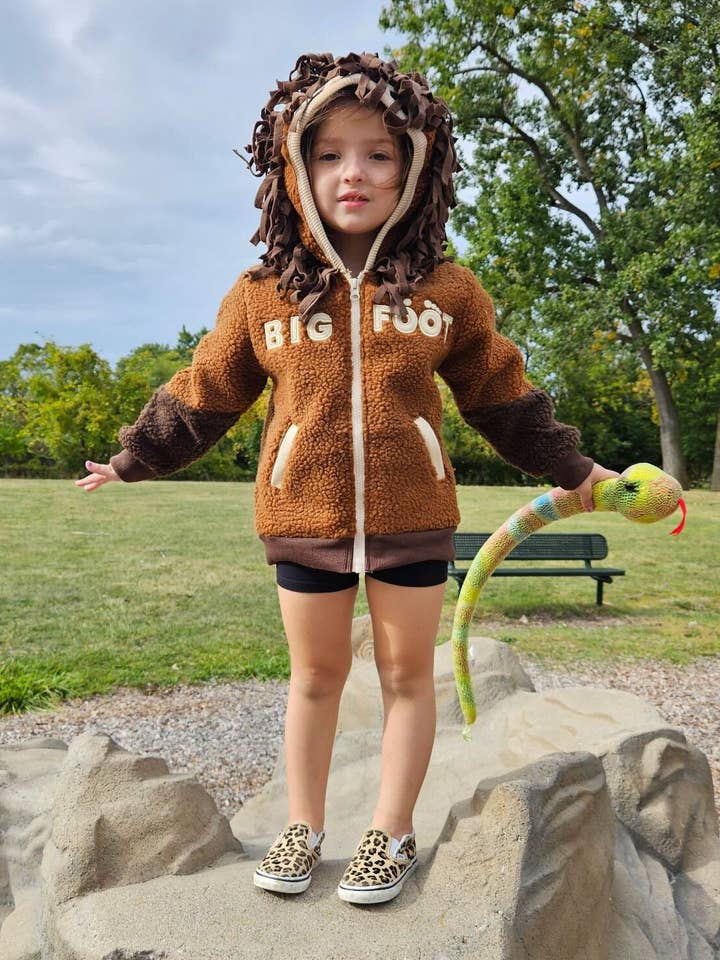 Big Foot Kids 3D Hoodie for wholesale by Doodle Pants