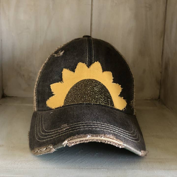 BohoGroove - Wholesale Trucker Hat - Women's - Sunflower Hat5