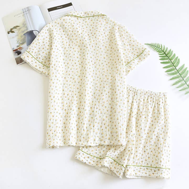 Anna Kaci Wholesale - Wholesale Lounge Set - Women's - Fruit Pattern Lounge Coordinates1