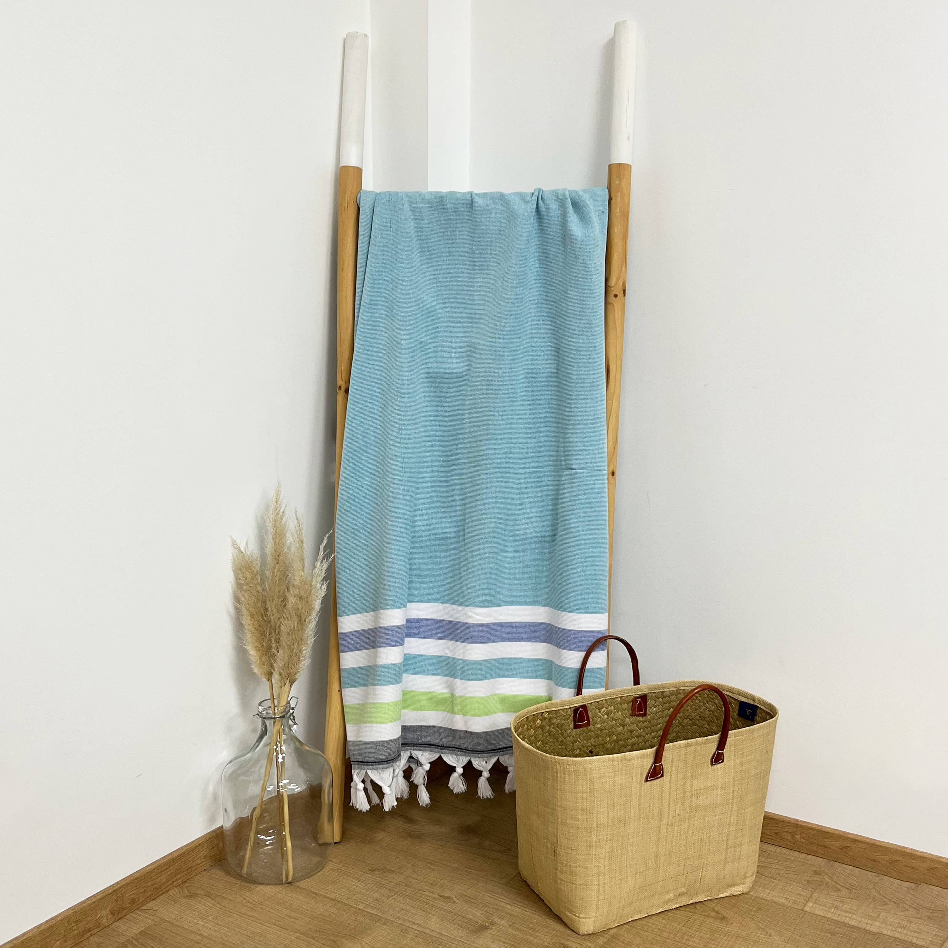 Le comptoir de la plage - Wholesale Bath Towel - Fouta Zuma terry-lined 90x1603