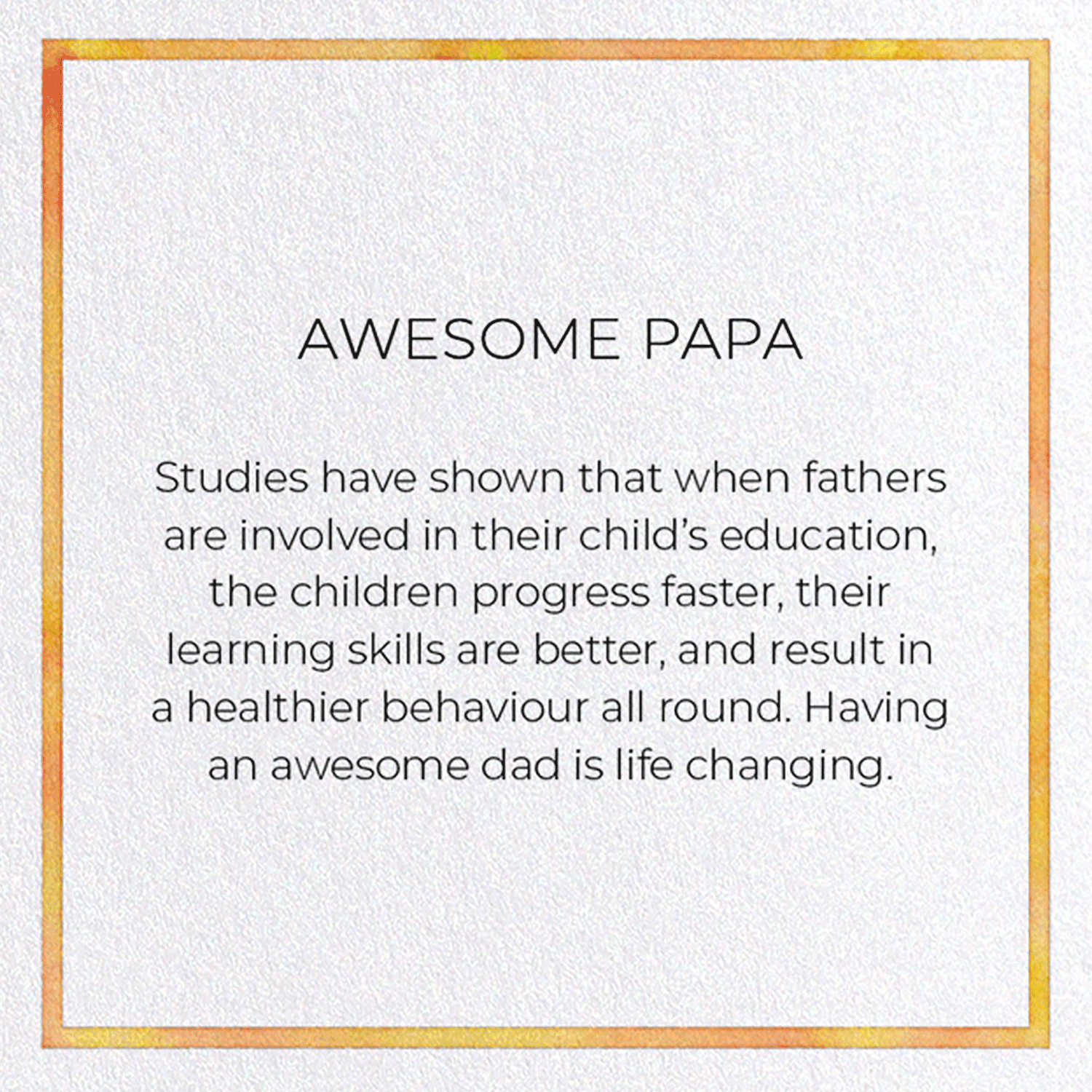 Ezen Trade – wholesale Father’s Day card – AWESOME PAPA: Greeting Card3