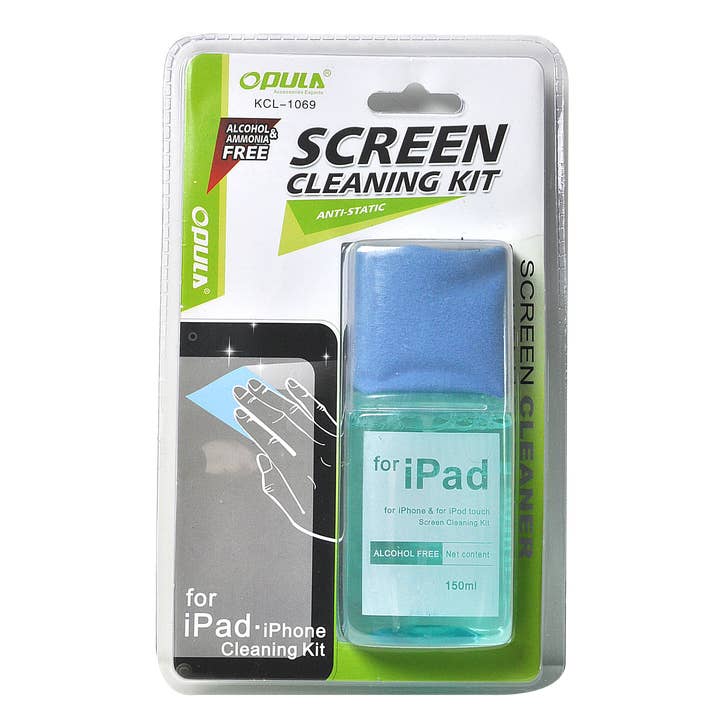 Screen Cleaning Kit 150ml 12 CT Spray Cloth for wholesale by K & S WHOLESALE INC