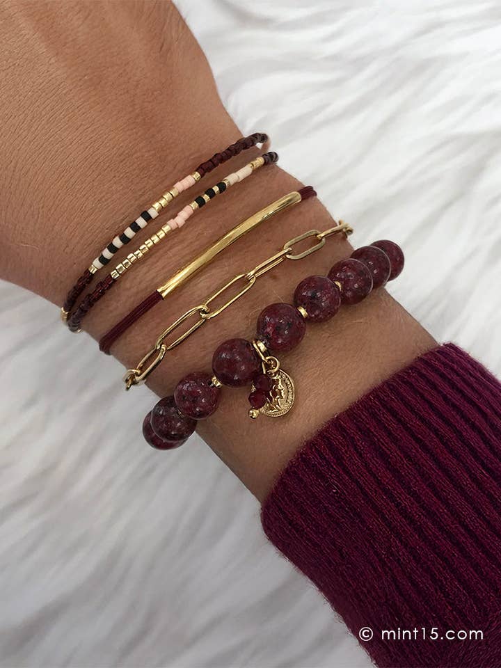 Ensemble de Bracelets 'Amour Bourgogne' pour la vente par Mint15