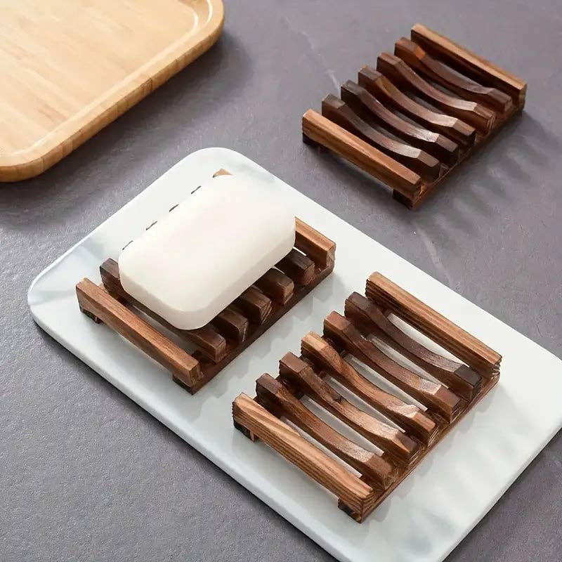 Huis Van Merken - Wholesale Bath Soap Dish - Elegant Wooden Soap Dish with Self-Draining Feature0