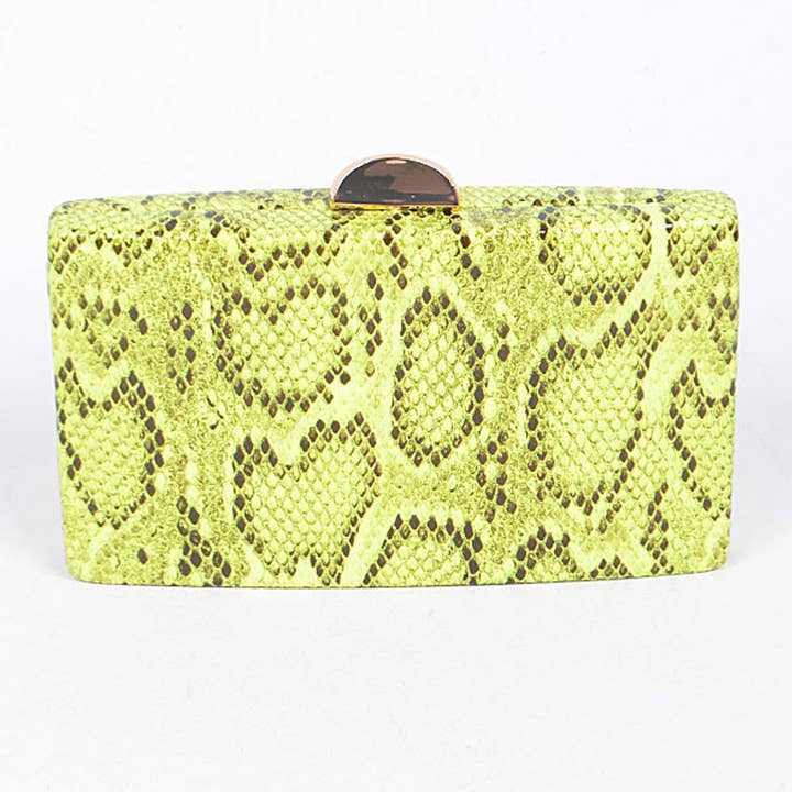 3AM BY H&D ACCESSORIES - Wholesale Clutch Bag - Women's - Snakeskin Clutch 6291