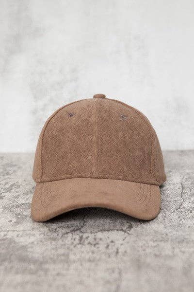 JOSSLYN by wall to wall - Wholesale Baseball Cap - Women's - SUEDE VEGAN BASEBALL CAP | 40CP00171