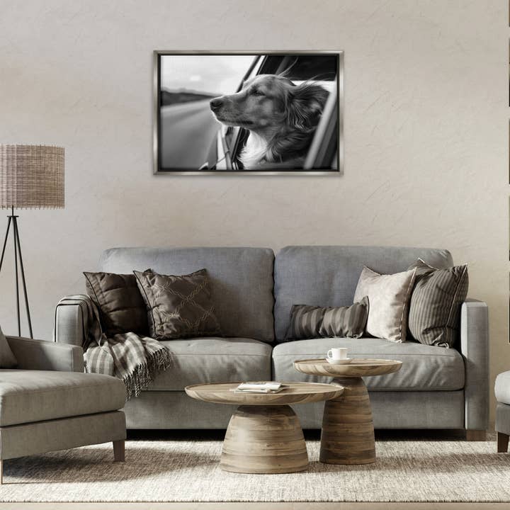 Stupell Industries - Wholesale Wall Sign - Dog Out Car Window - Framed Wall Art5