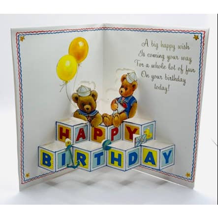 DICKENS INC. - Wholesale Birthday Card - Birthday Pop Up Card |DKN | SM | PB01D2