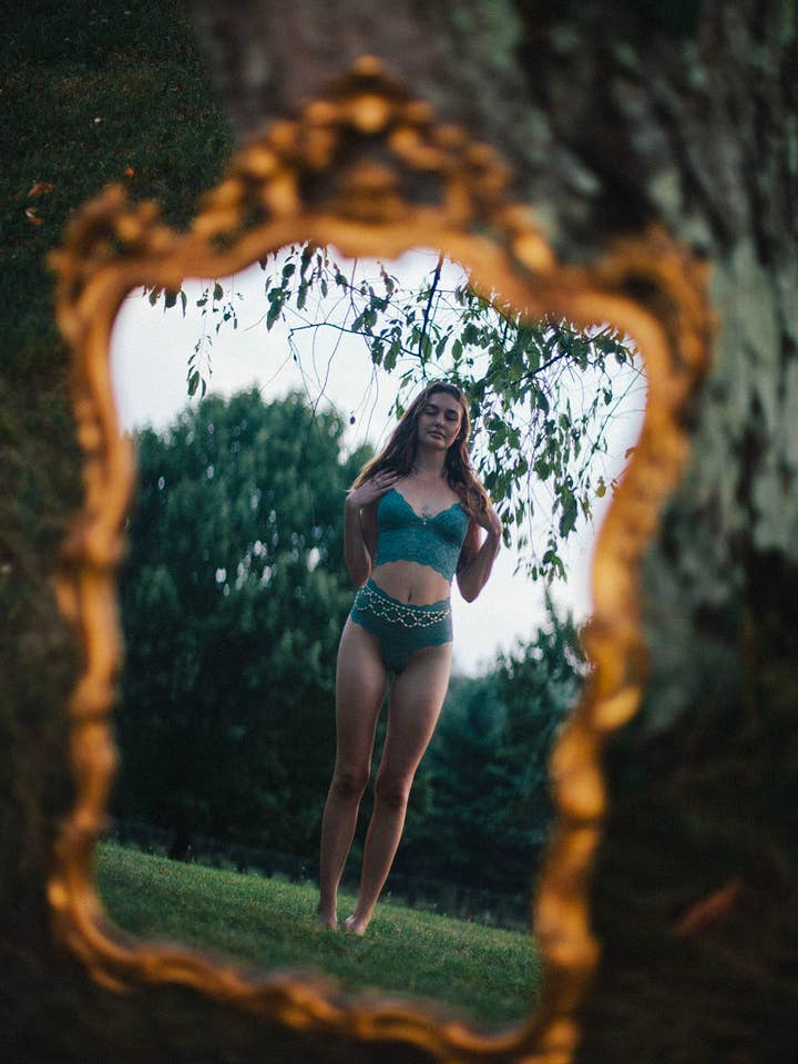 Clare Bare - Wholesale Underwear - Women's - Echo High Rise Lace Thong (multiple colors)12