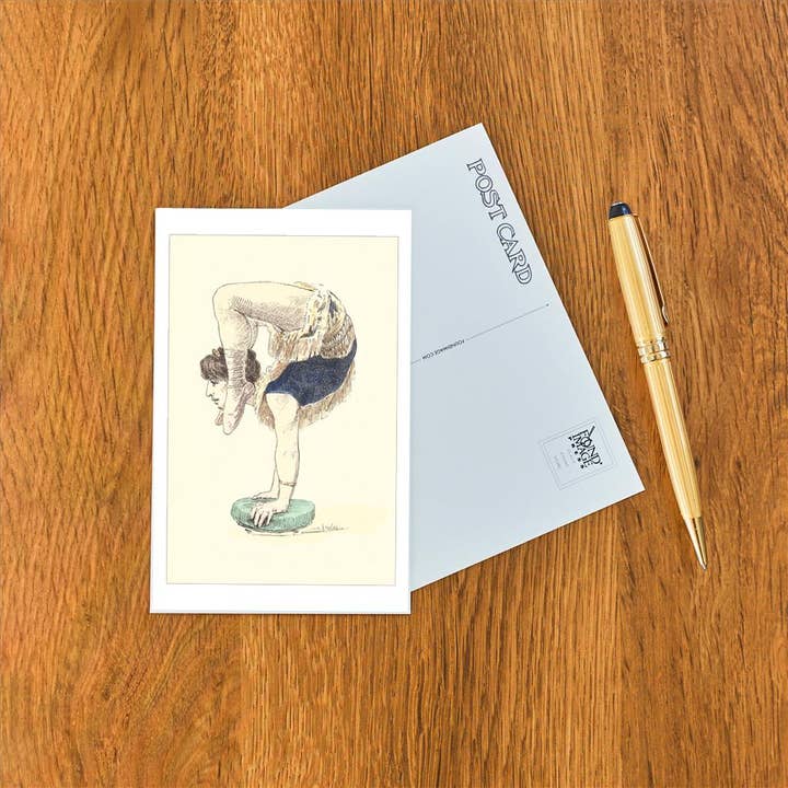 Found Image Press - Vente Cartes postales - Carte postale CI-198 Contorsionniste1