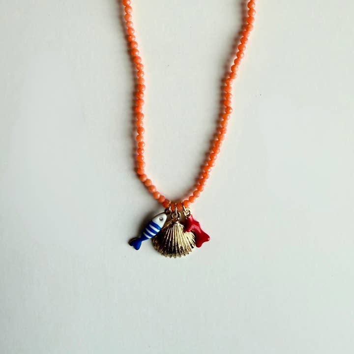 Collier Sea Charm pour la vente par Tumbleweed Shop and Studio LLC