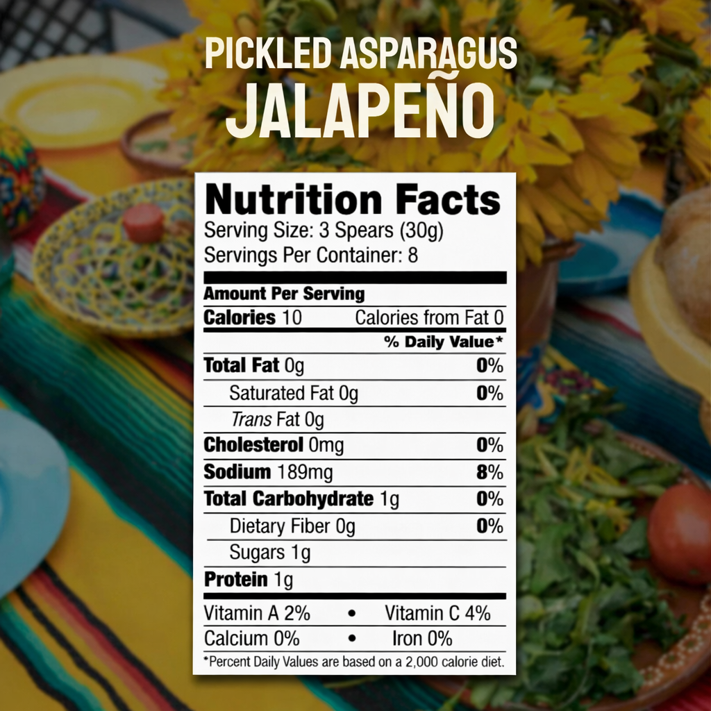 Foster's Pickled Products - Wholesale Pickled Vegetables - Foster's Pickled Asparagus - 16oz (6 pack)10