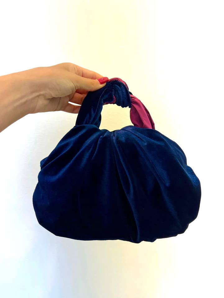 “Truscia” Velvet And Taffeta Bag for wholesale by La Vie En Rose - C.I.D.A. s.r.l.