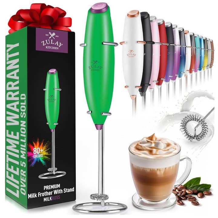 Zulay Kitchen - Wholesale Kitchen Tool/Gadget - Powerful Handheld Milk Frother22