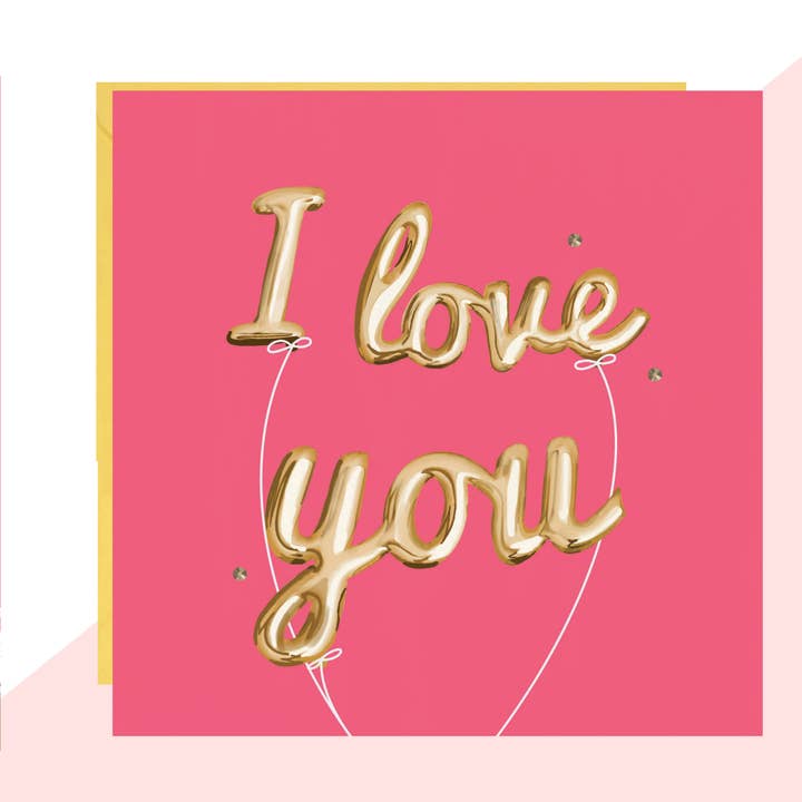 Valentine's Day 'I Love You' Balloons for wholesale by Lottie Simpson